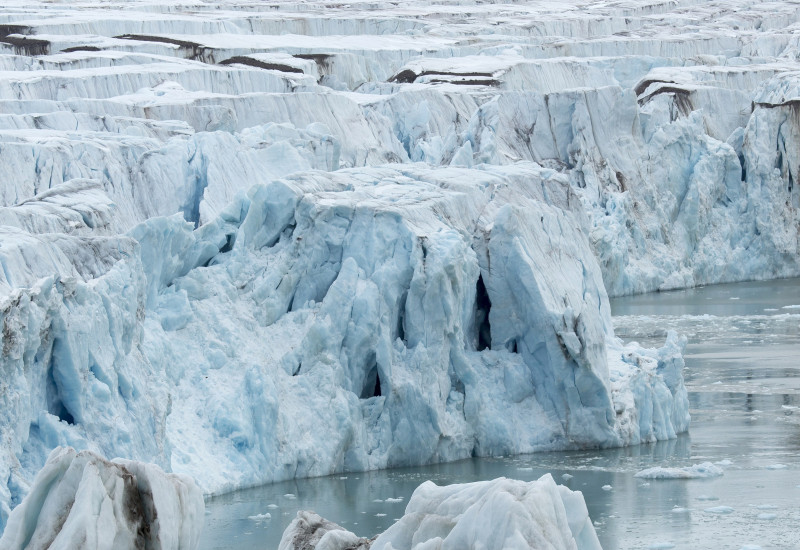 Gletscher-Foto aus der Arktis Svalbard 